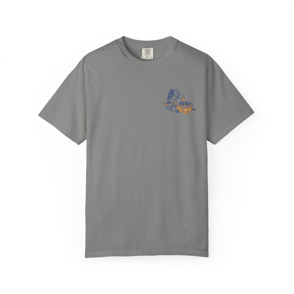 Another Wave Records Signature Vulture Tee (Garment Dyed)