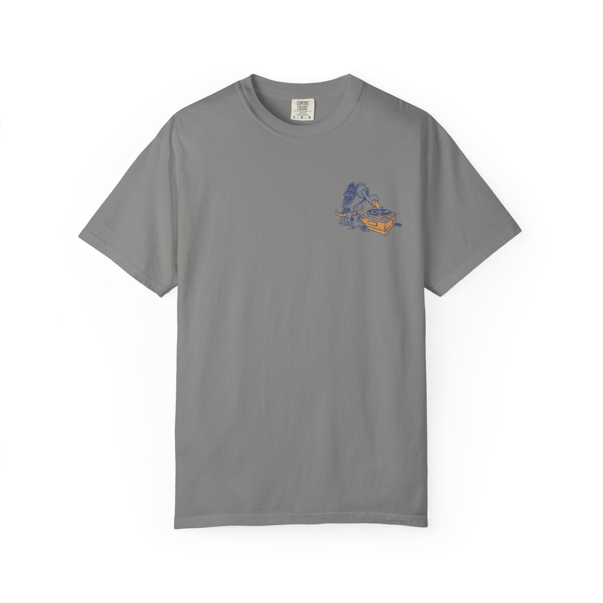 Another Wave Records Signature Vulture Tee (Garment Dyed)