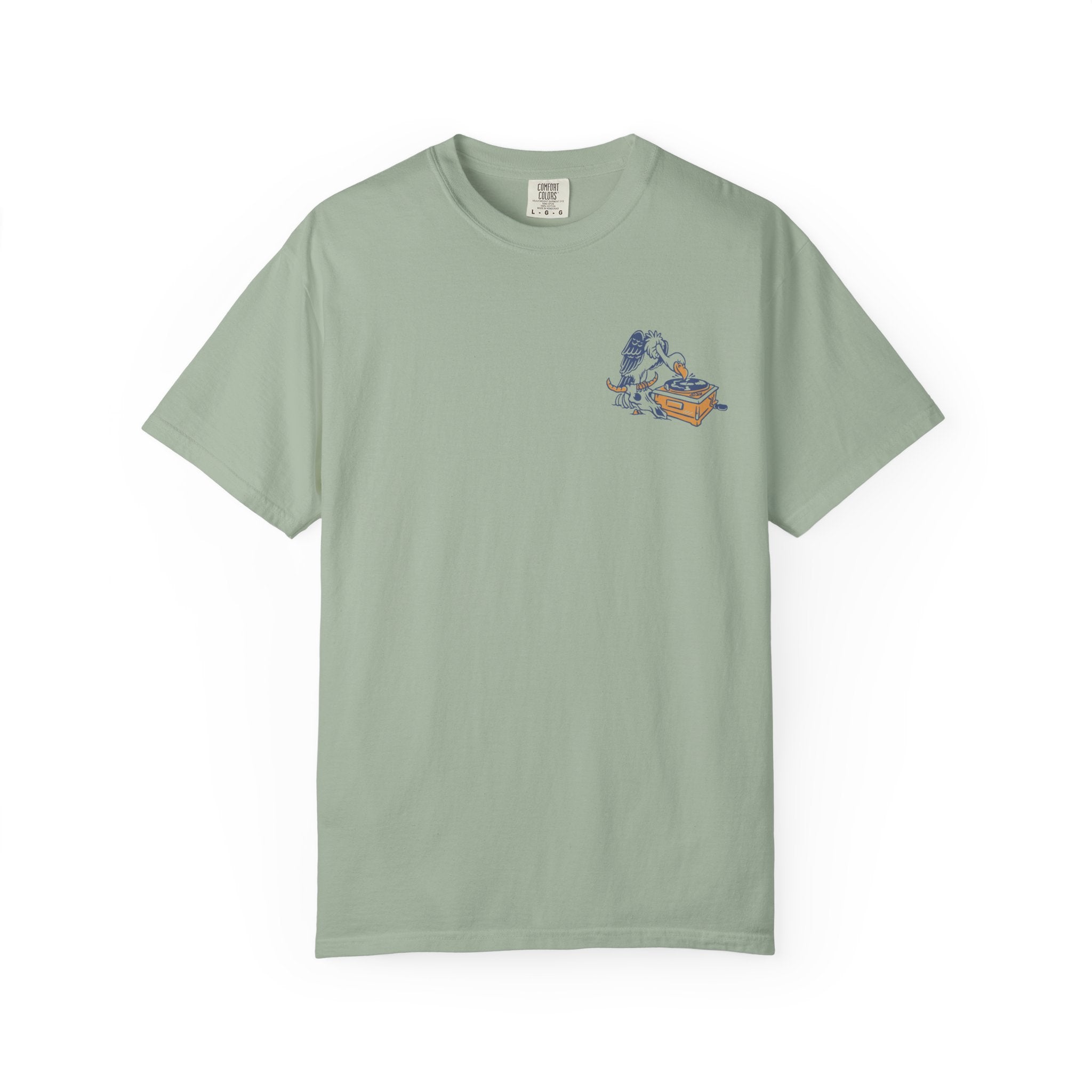 Another Wave Records Signature Vulture Tee (Garment Dyed)