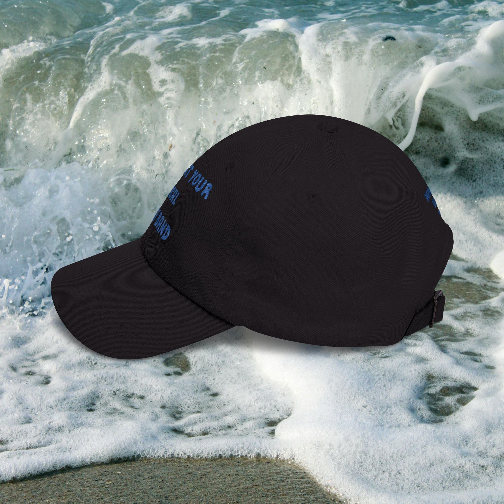 Surf Band Dad Hat - Blue Embroidery