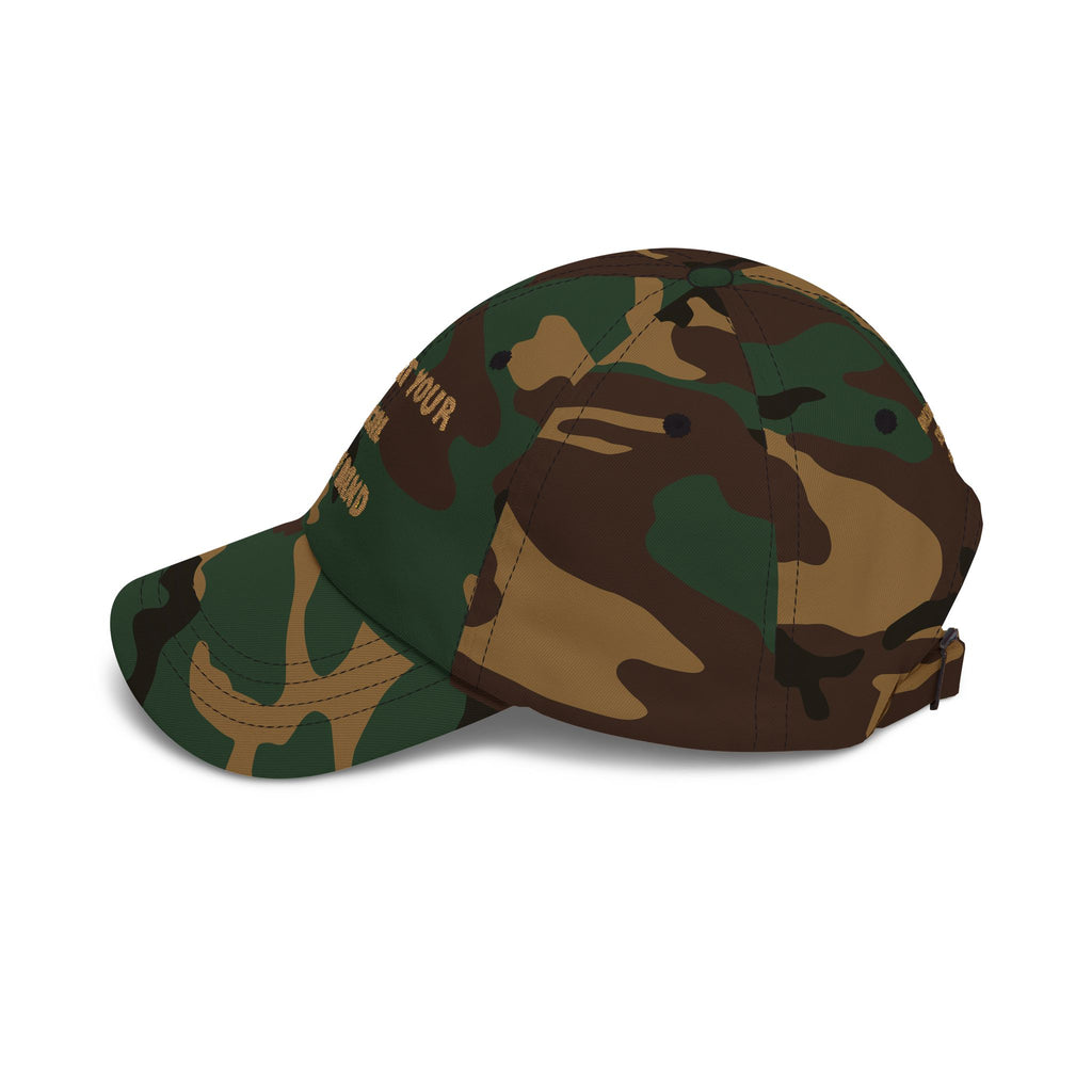 Surf Band Dad Cap - Gold Embroidery