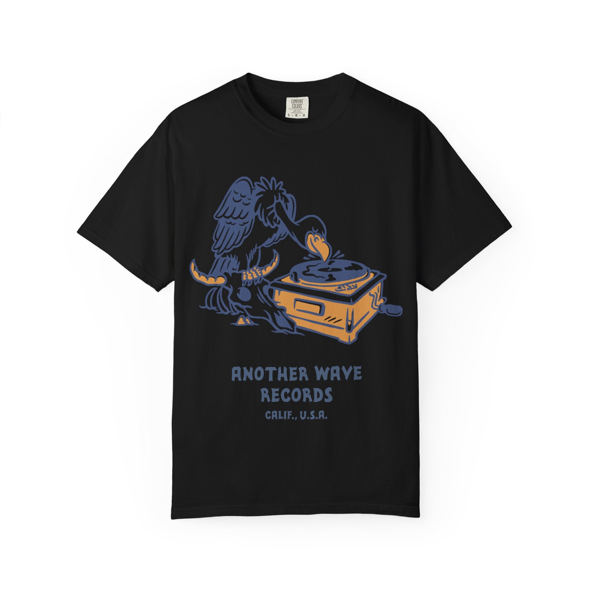Another Wave Records – Vulture Crate Tee (Front Print)