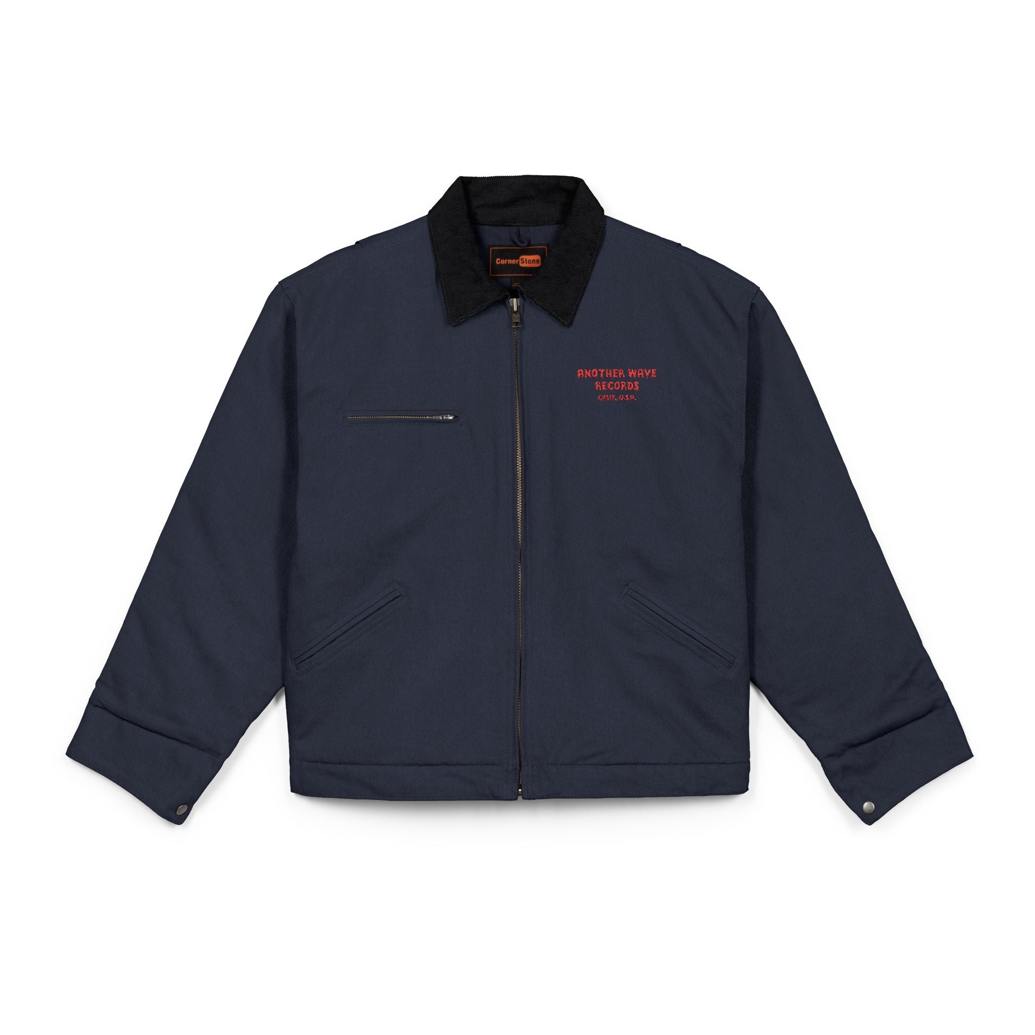 Another Wave Records Work Jacket - Red Embroidery