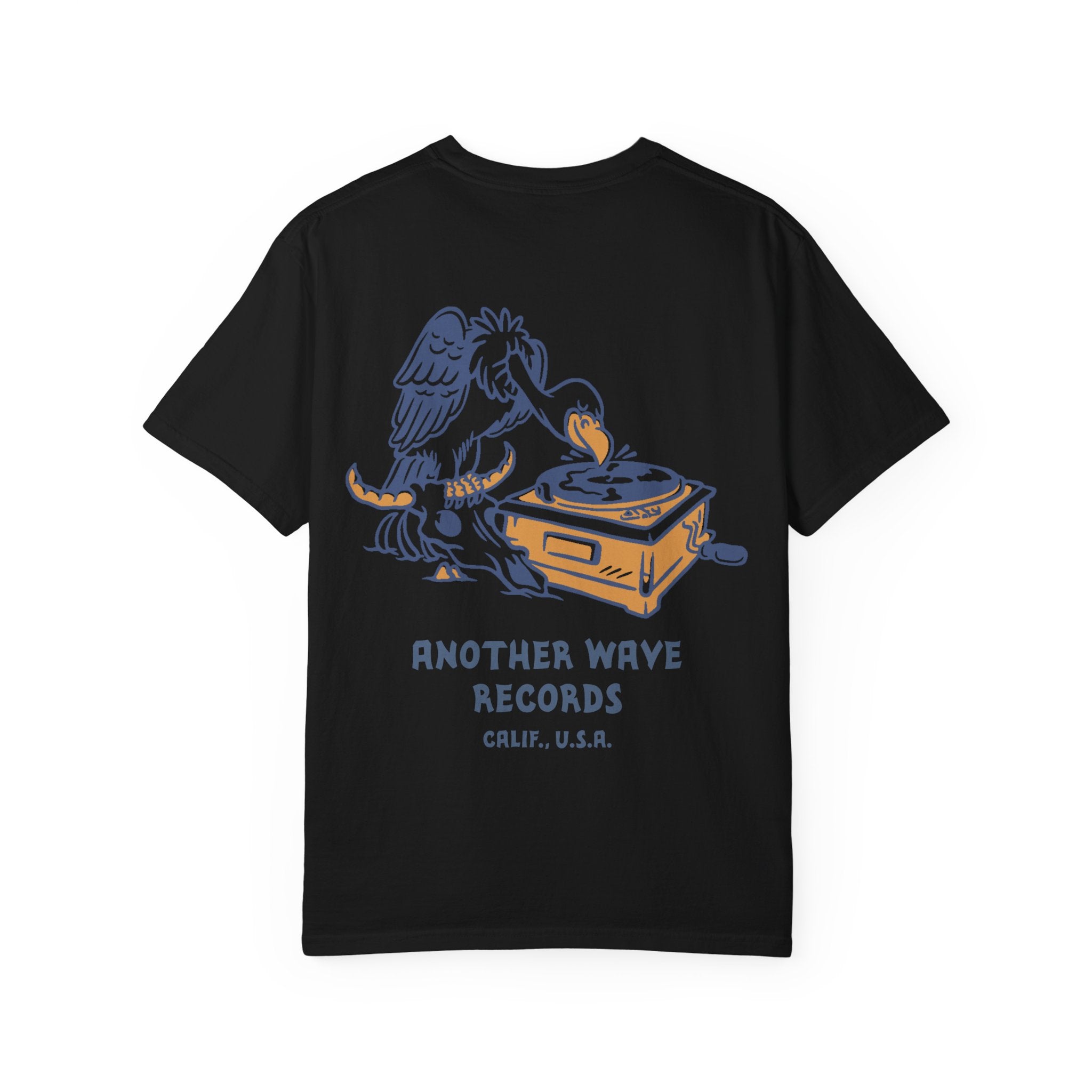 Another Wave Records Signature Vulture Tee (Garment Dyed)