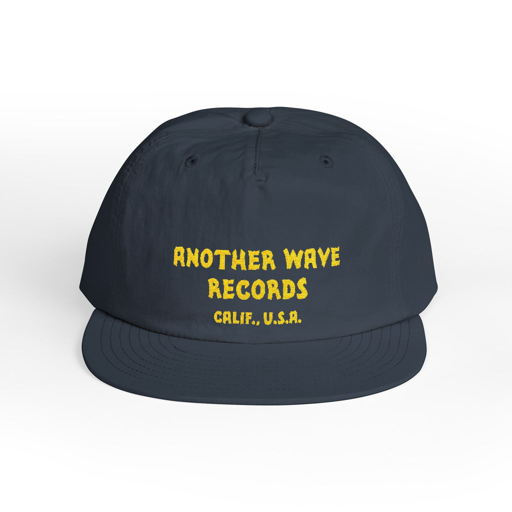 Another Wave Records Surf Cap – Yellow Embroidery – Calif. U.S.A.