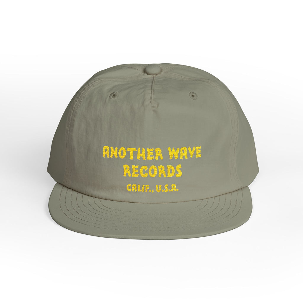Another Wave Records Surf Cap – Yellow Embroidery – Calif. U.S.A.
