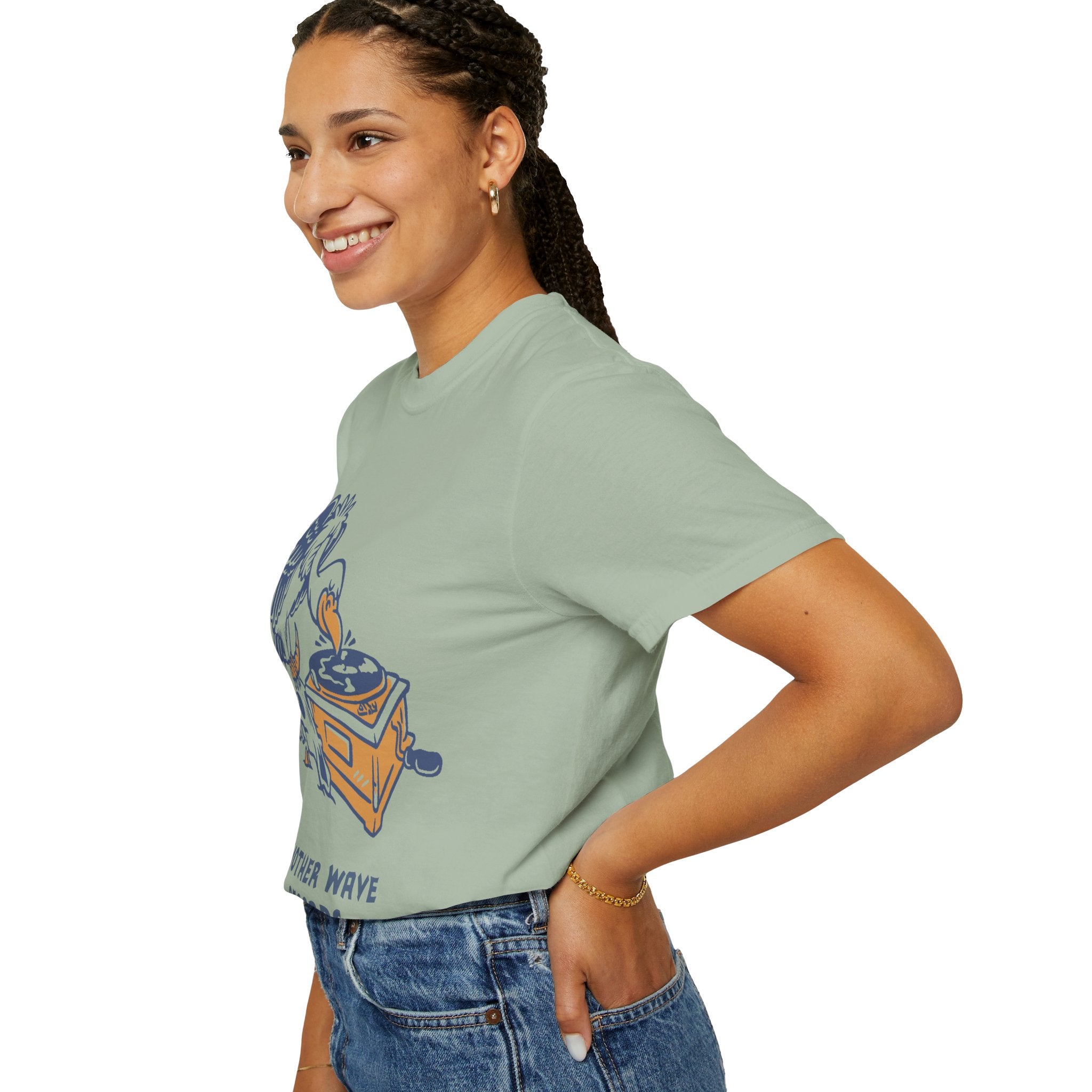 Another Wave Records – Vulture Crate Tee (Front Print)
