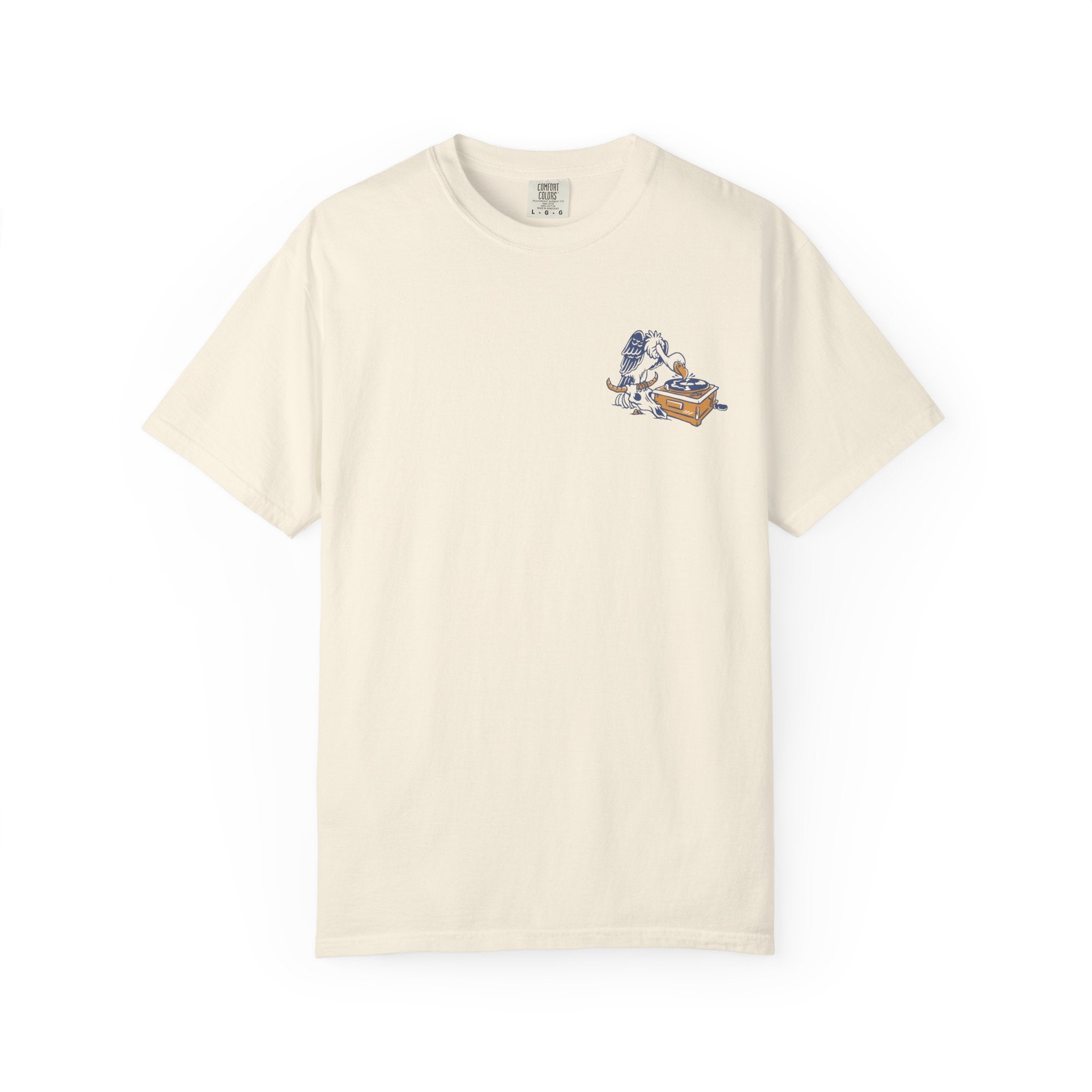 Another Wave Records Signature Vulture Tee (Garment Dyed)