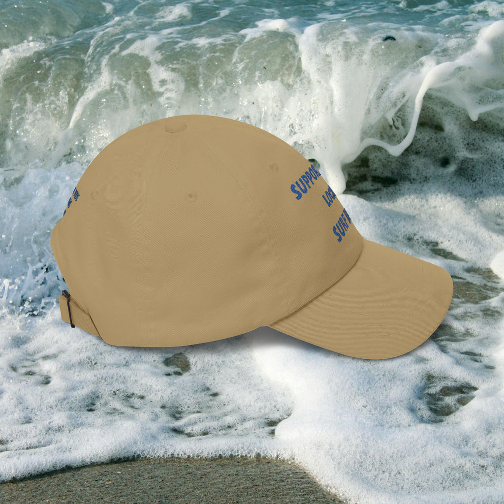Surf Band Dad Hat - Blue Embroidery