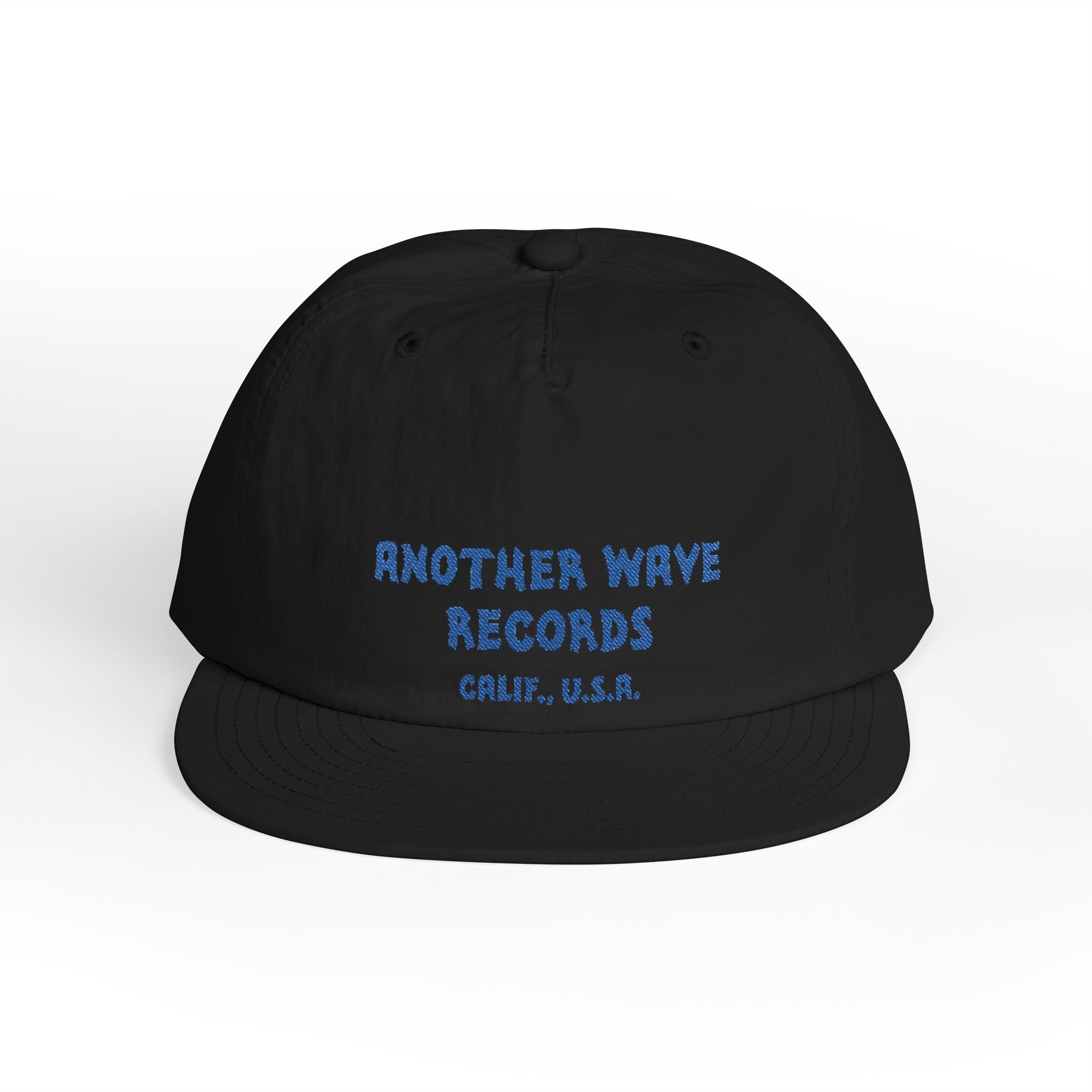 Another Wave Records Surf Cap – Blue Embroidery – Calif. U.S.A.