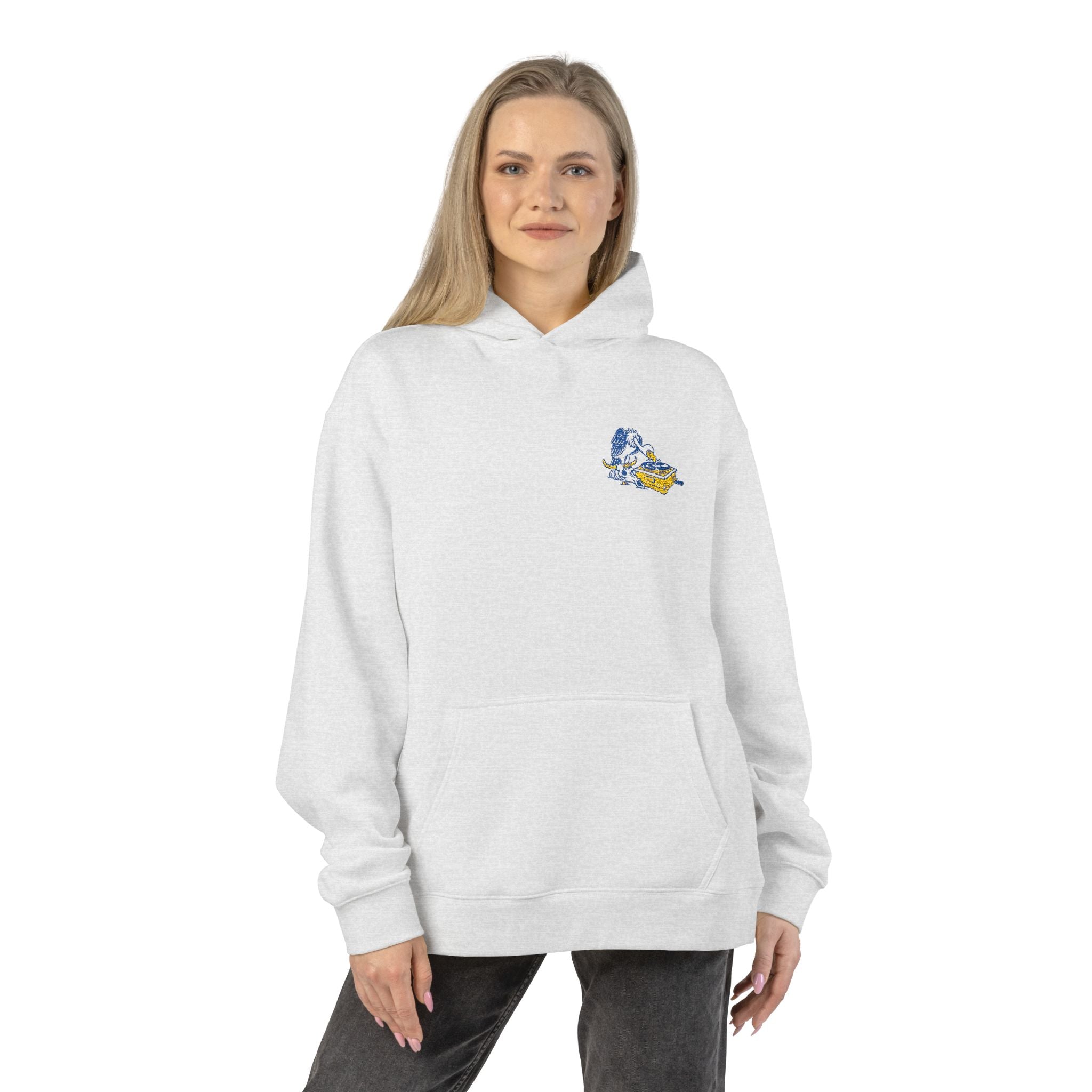 Another Wave Records – Vulture Embroidered Hood (Relaxed Fit)