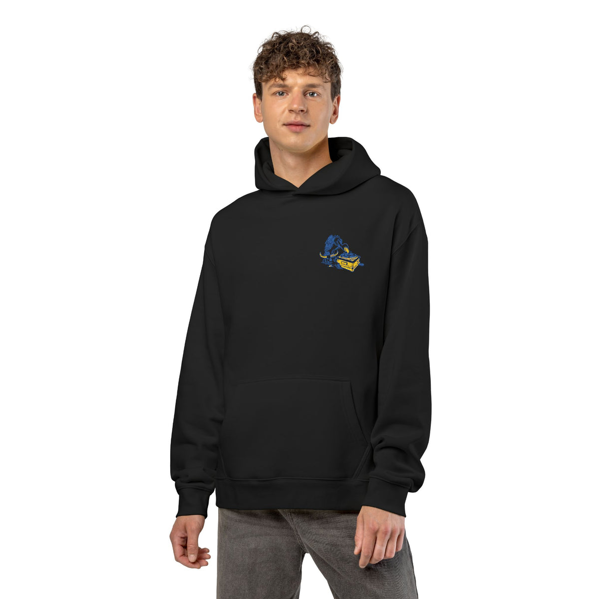 Premium Vulture Embroidered Hood