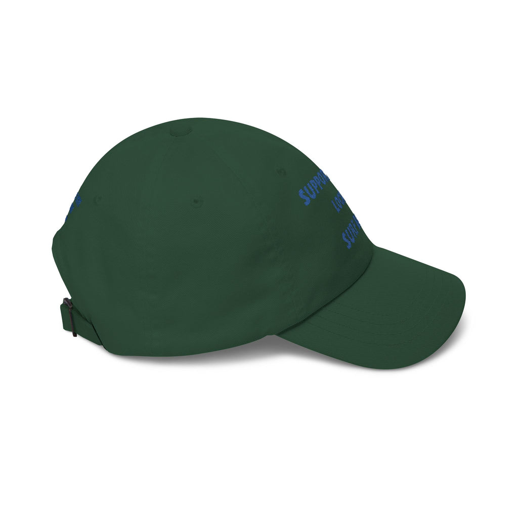 Surf Band Dad Hat - Blue Embroidery