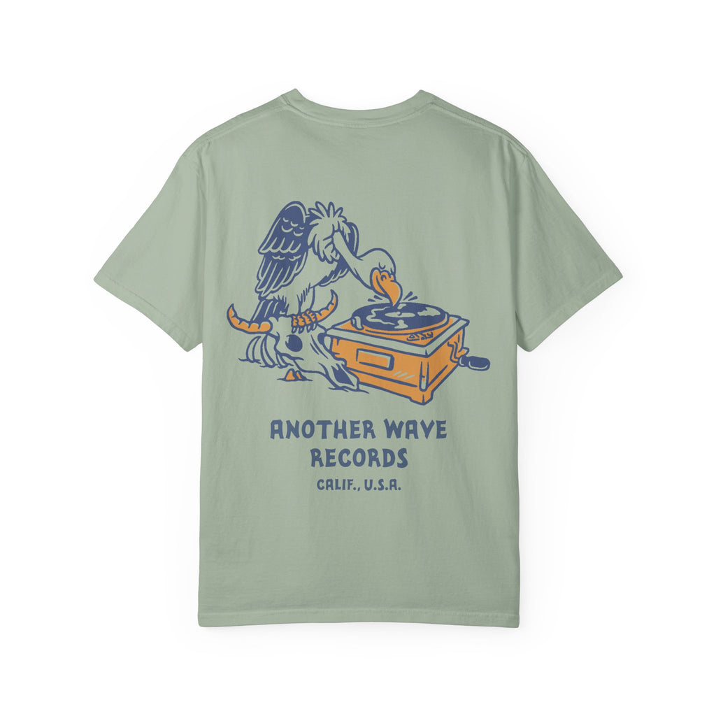 Another Wave Records Vulture Tee (Garment-Dyed)