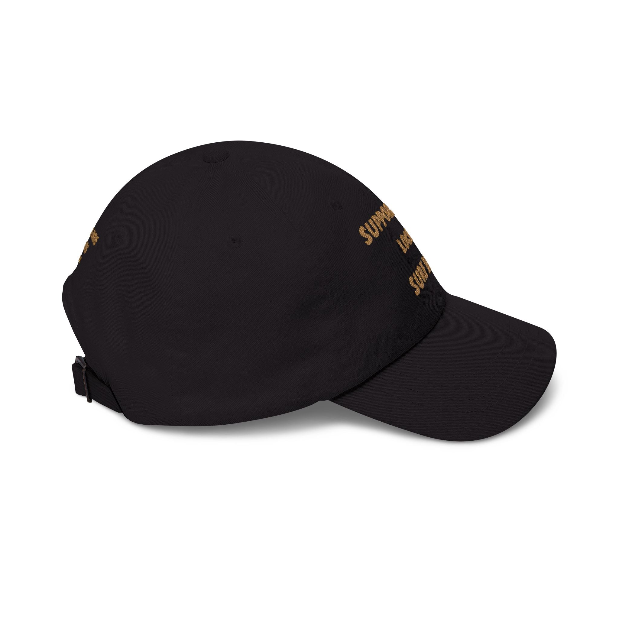 Surf Band Dad Cap - Gold Embroidery