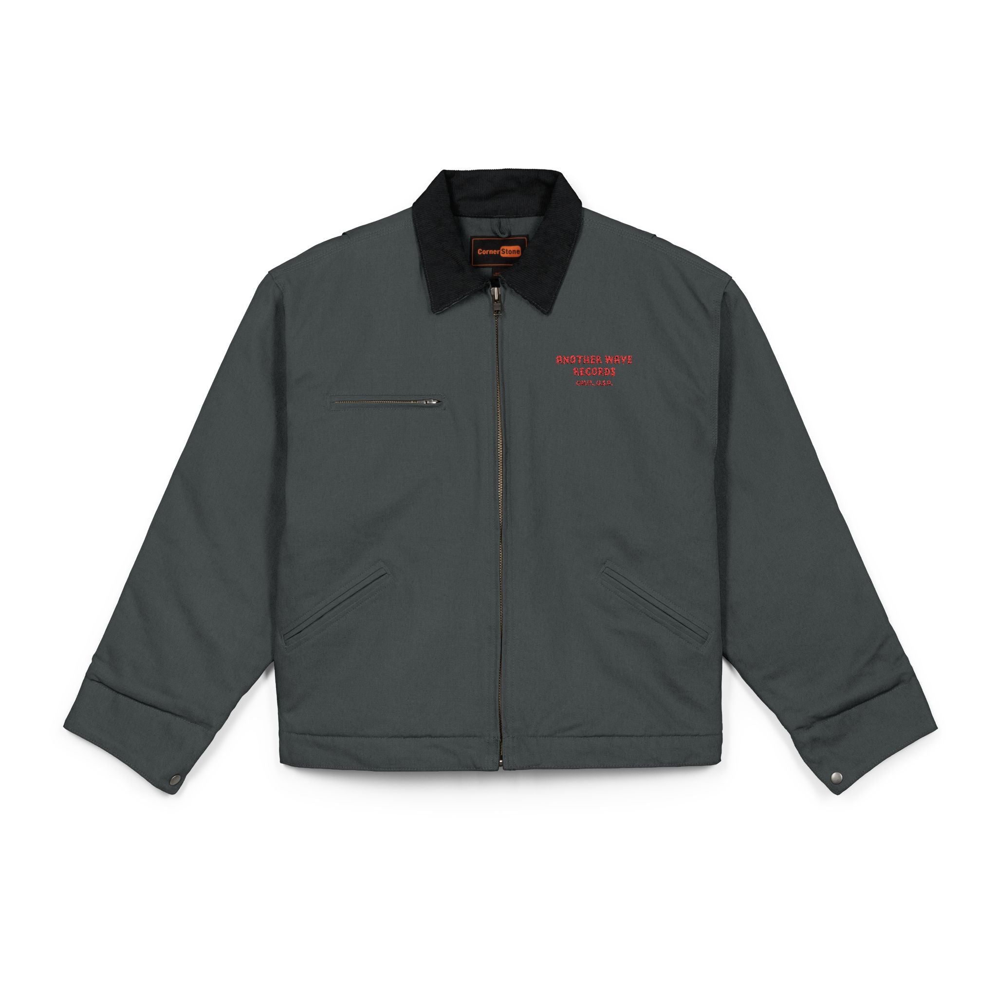 Another Wave Records Work Jacket - Red Embroidery