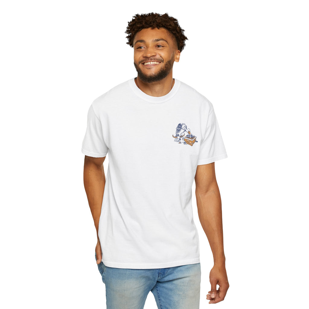 Another Wave Records Signature Vulture Tee (Garment Dyed)