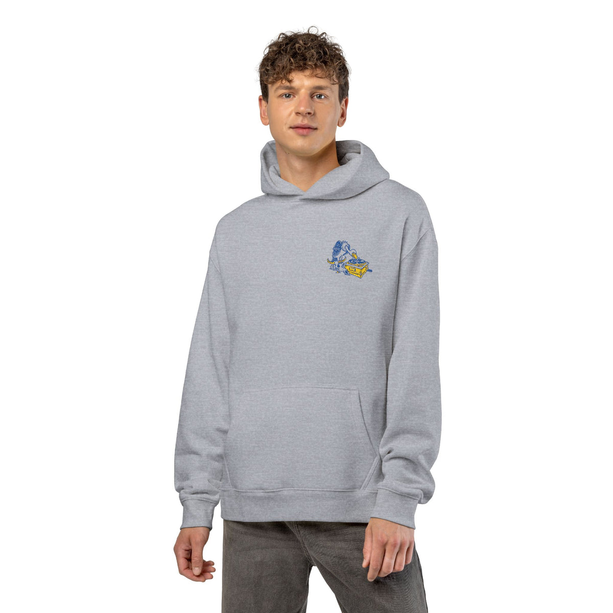 Premium Vulture Embroidered Hood