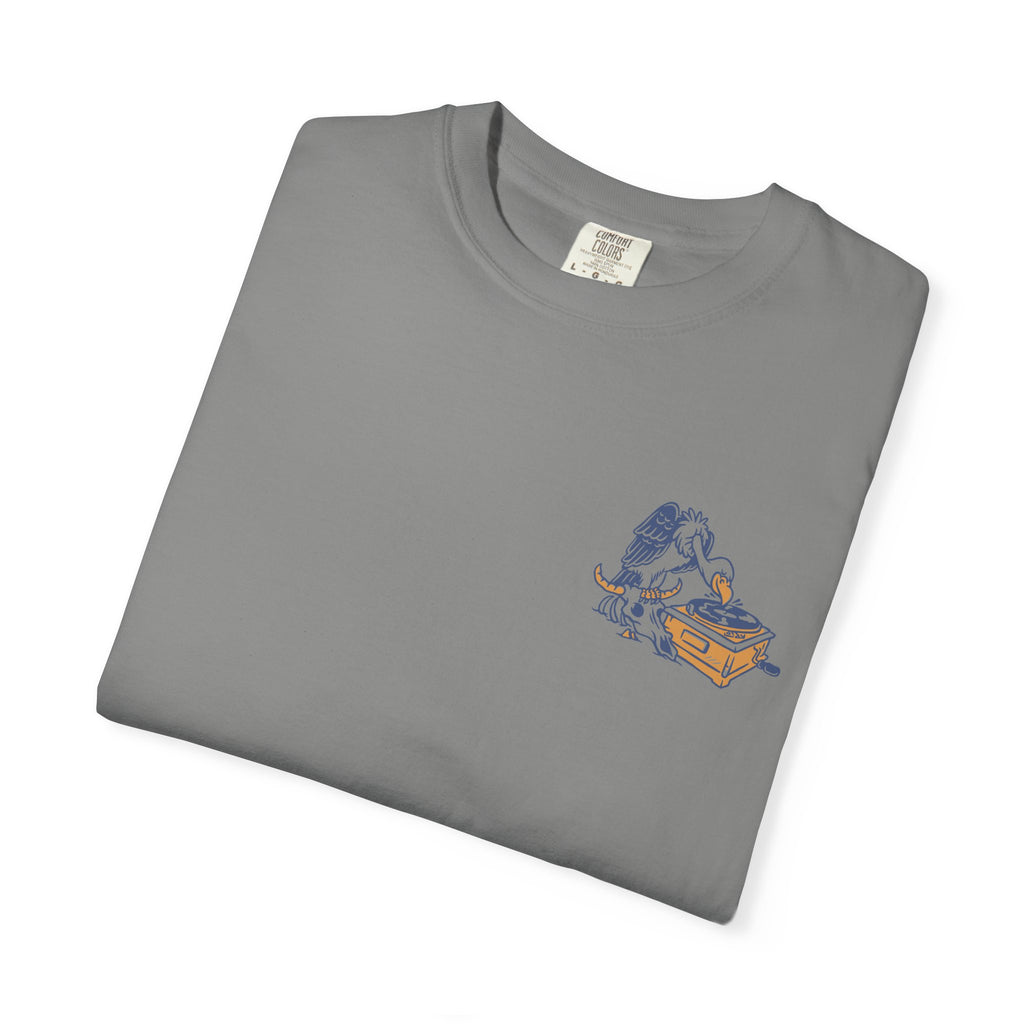 Another Wave Records Signature Vulture Tee (Garment Dyed)