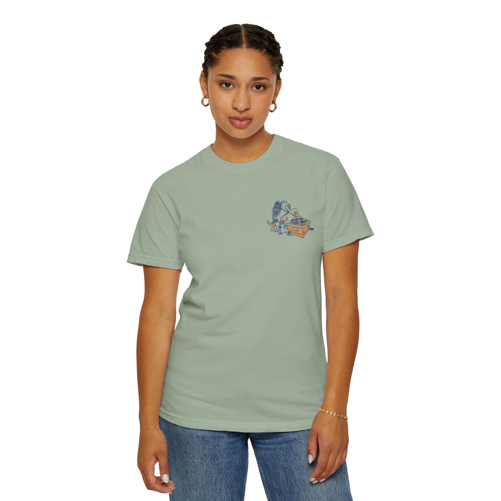 Another Wave Records Signature Vulture Tee (Garment Dyed)