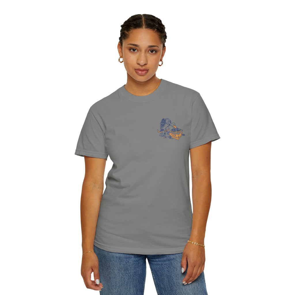 Another Wave Records Signature Vulture Tee (Garment Dyed)