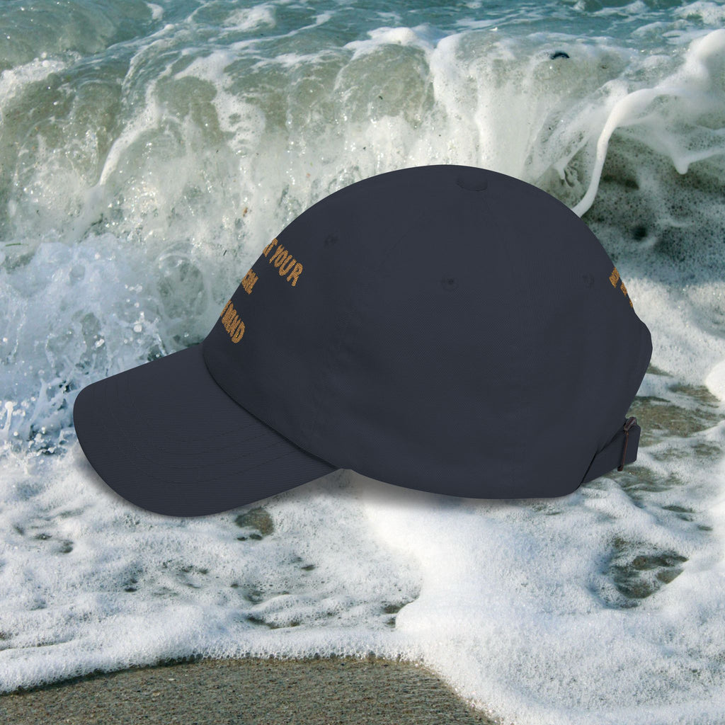 Surf Band Dad Cap - Gold Embroidery
