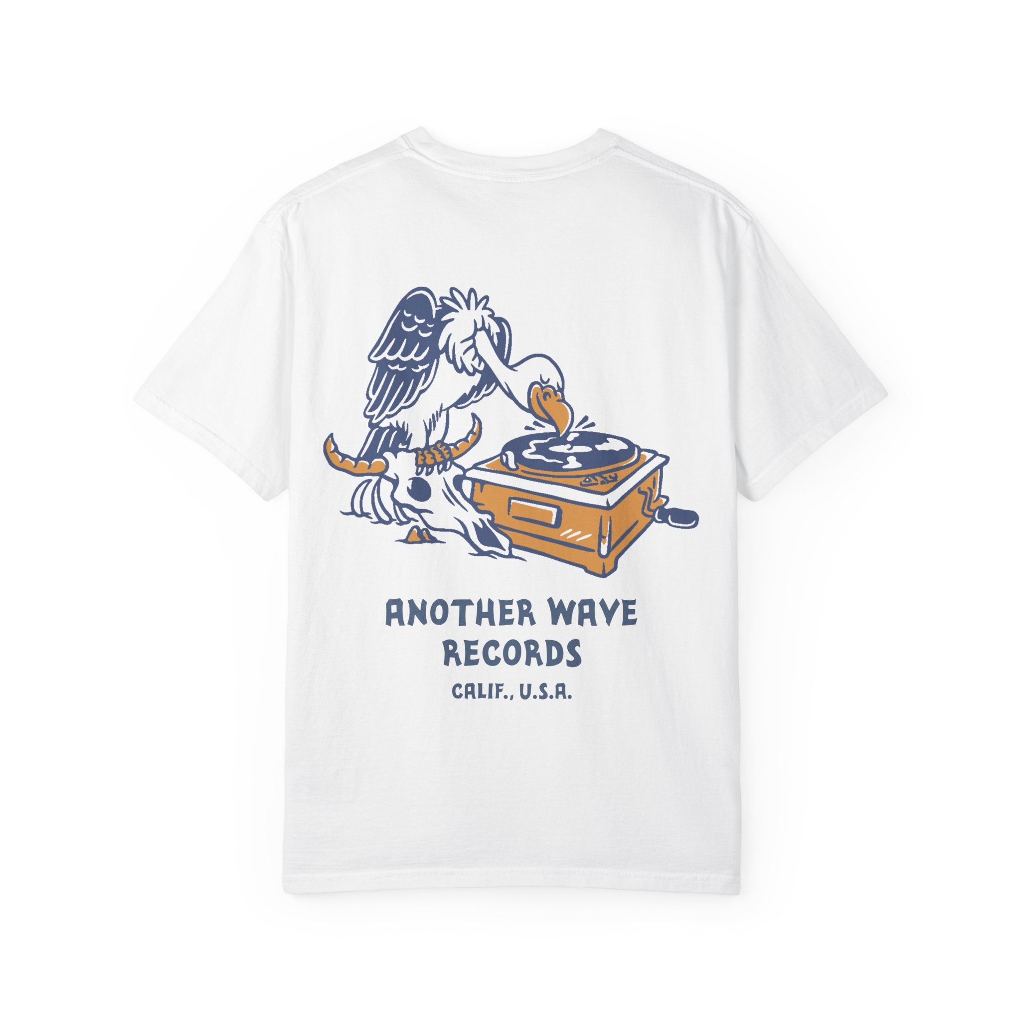 Another Wave Records Vulture Tee (Garment-Dyed)