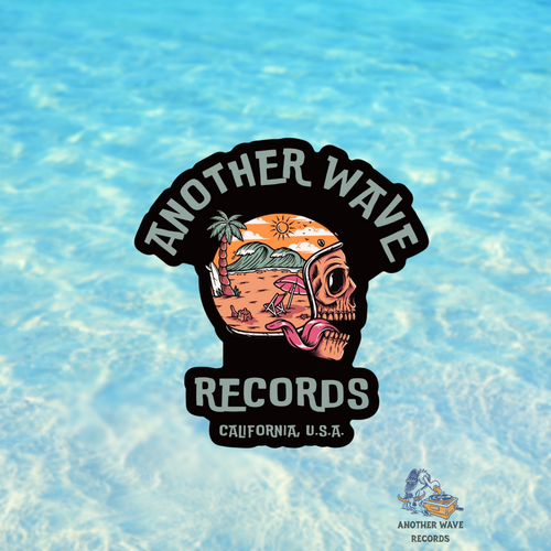 Another Wave Records – Flagship Logo Decal (Die-Cut)