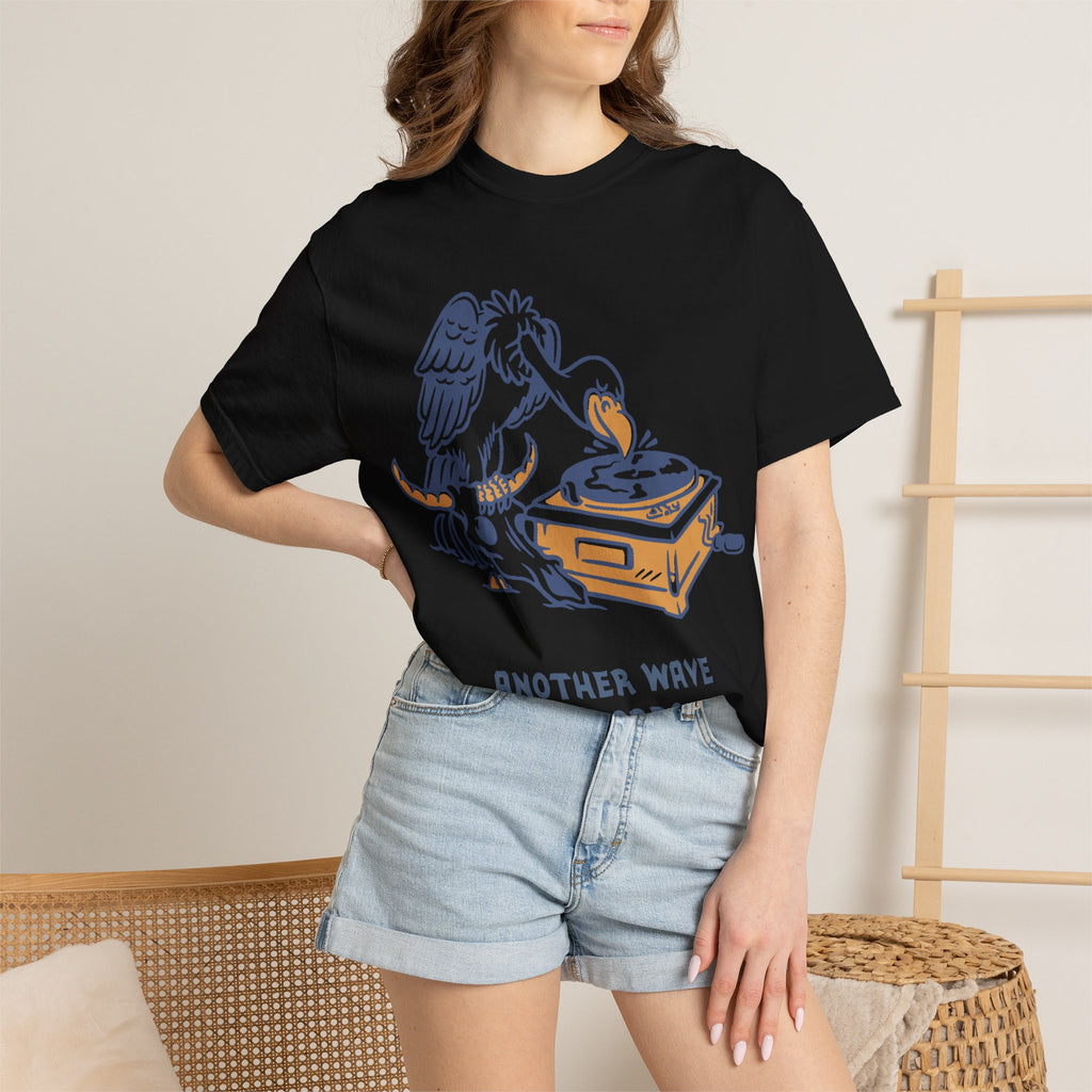 Another Wave Records – Vulture Crate Tee (Front Print)