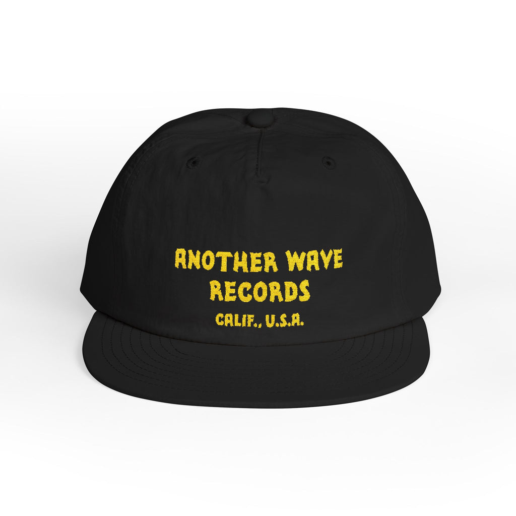 Another Wave Records Surf Cap – Yellow Embroidery – Calif. U.S.A.