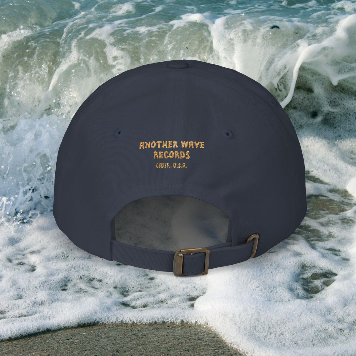 Surf Band Dad Cap - Gold Embroidery