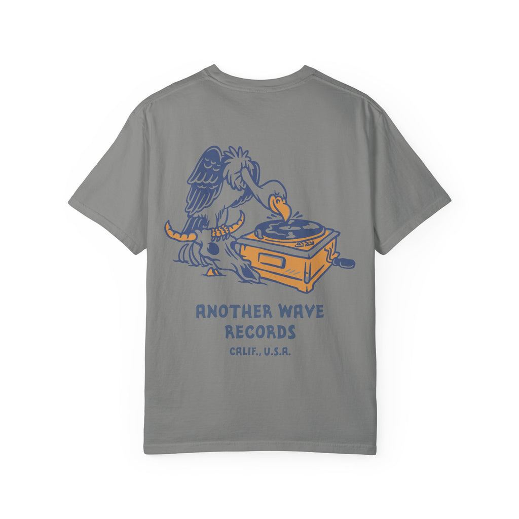Another Wave Records Signature Vulture Tee (Garment Dyed)