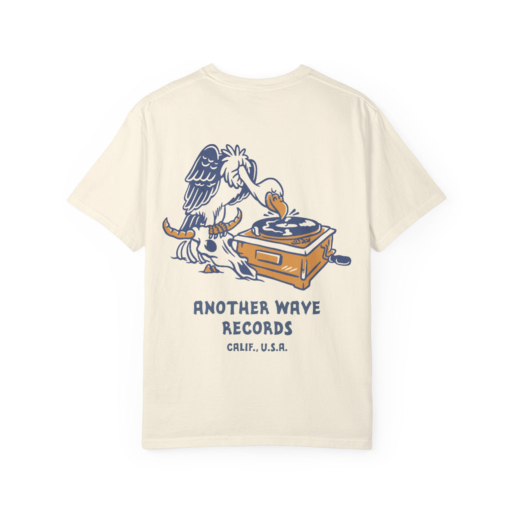 Another Wave Records Vulture Tee (Garment-Dyed)
