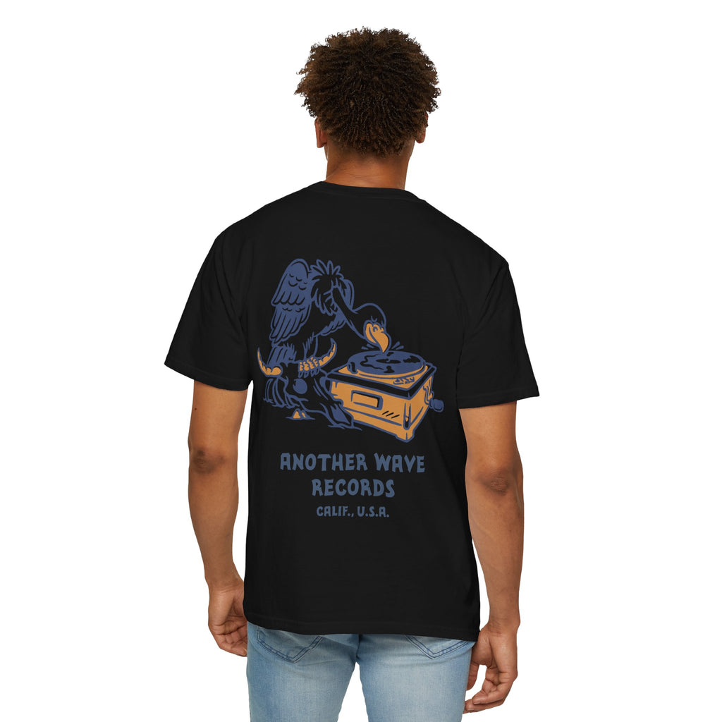 Another Wave Records Signature Vulture Tee (Garment Dyed)