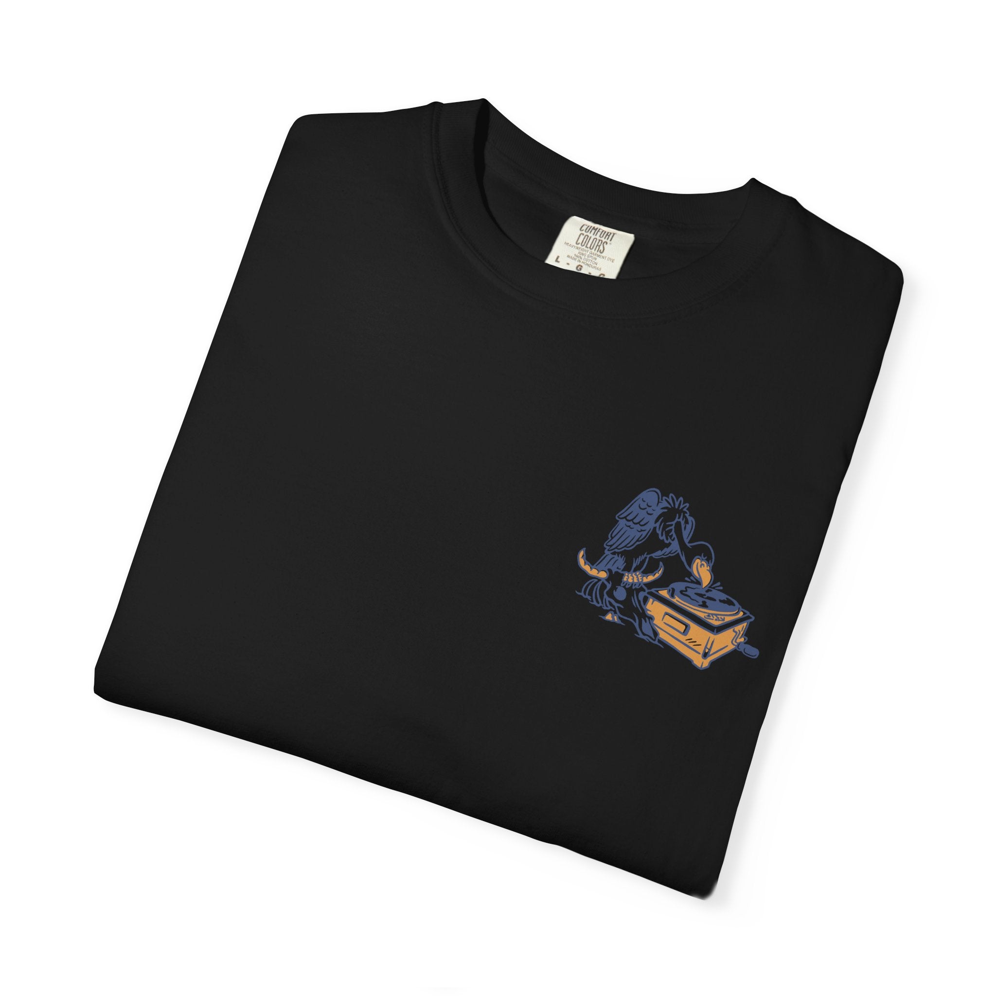 Another Wave Records Signature Vulture Tee (Garment Dyed)