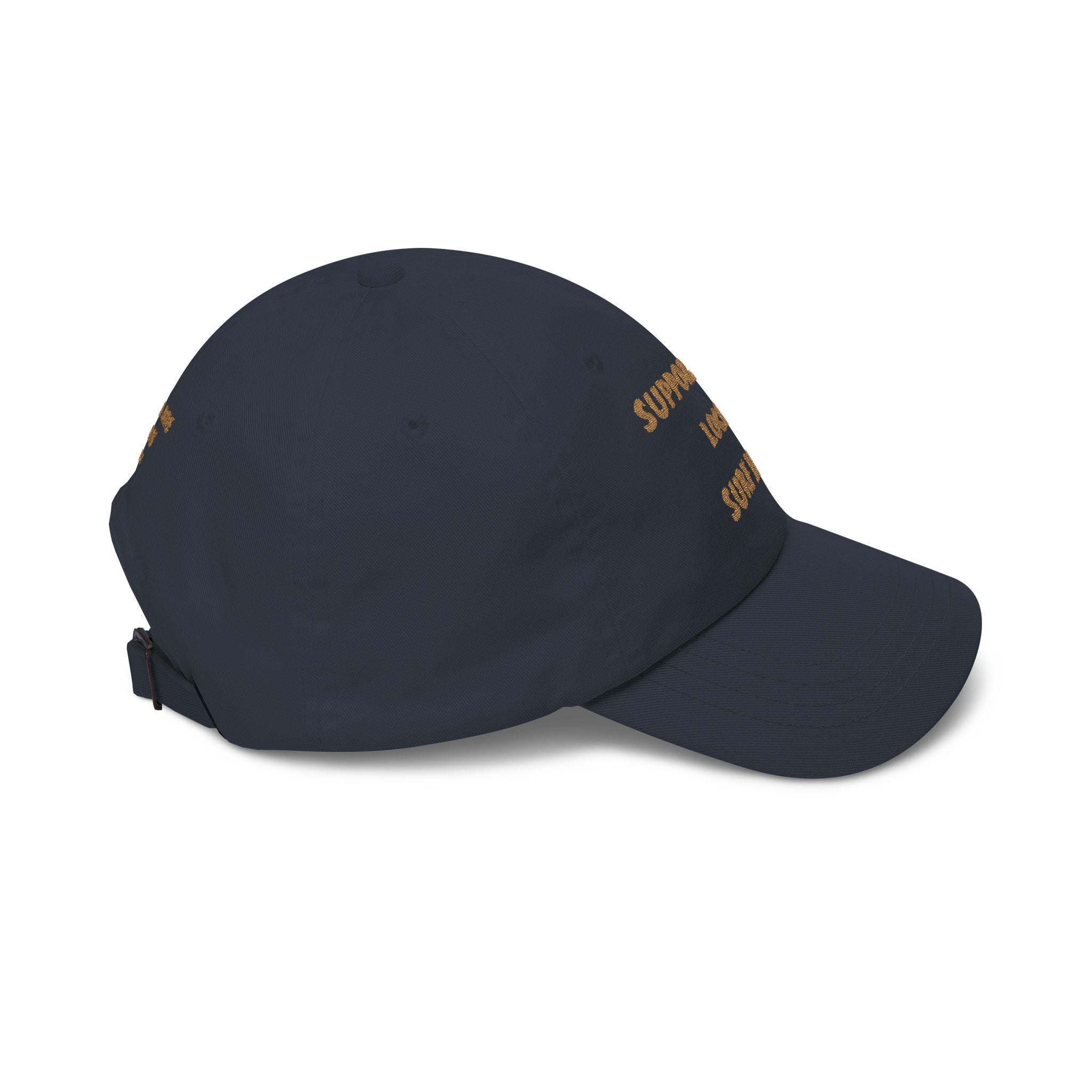 Surf Band Dad Cap - Gold Embroidery