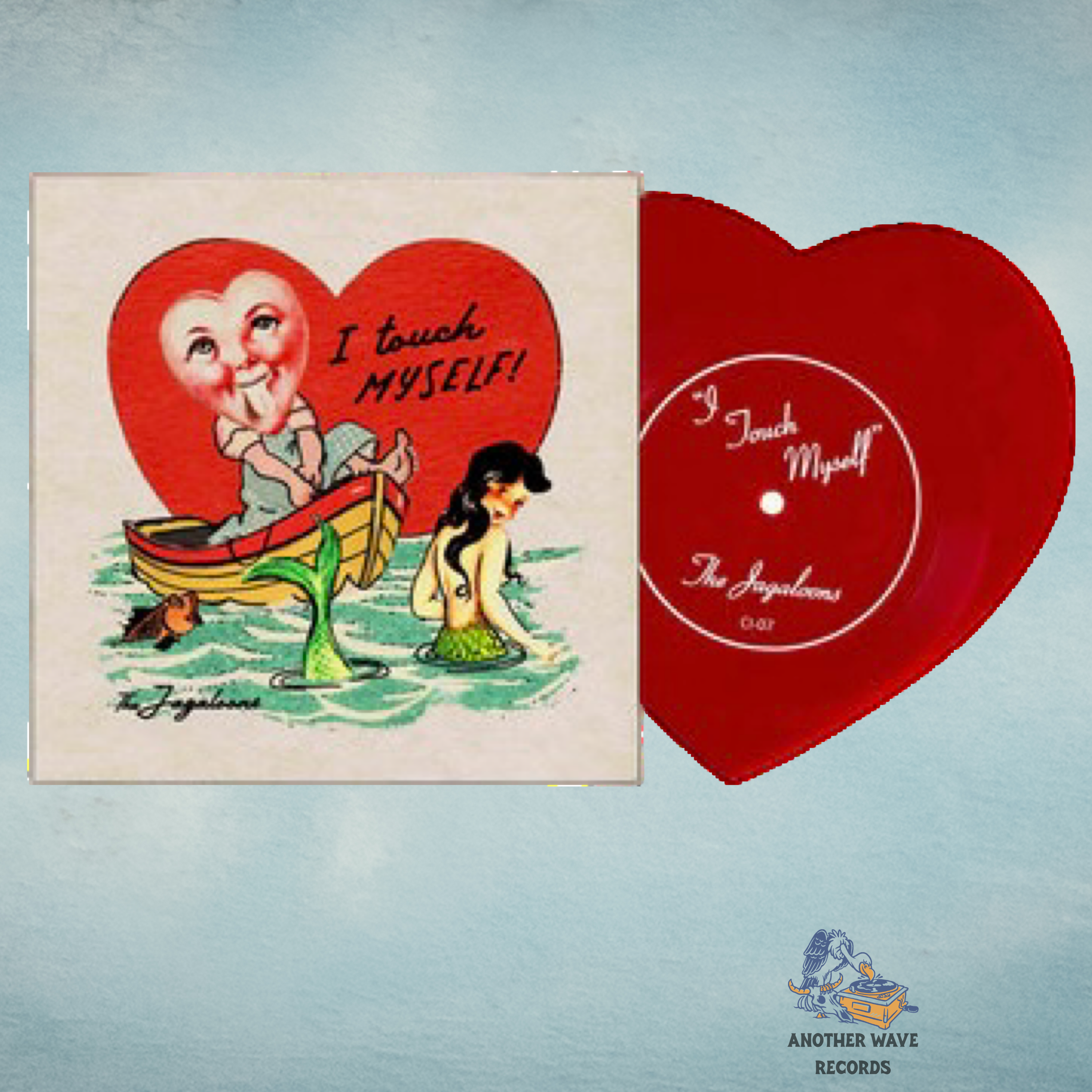The Jagaloons – I Touch Myself (7” Red Heart-Shaped Flexi)