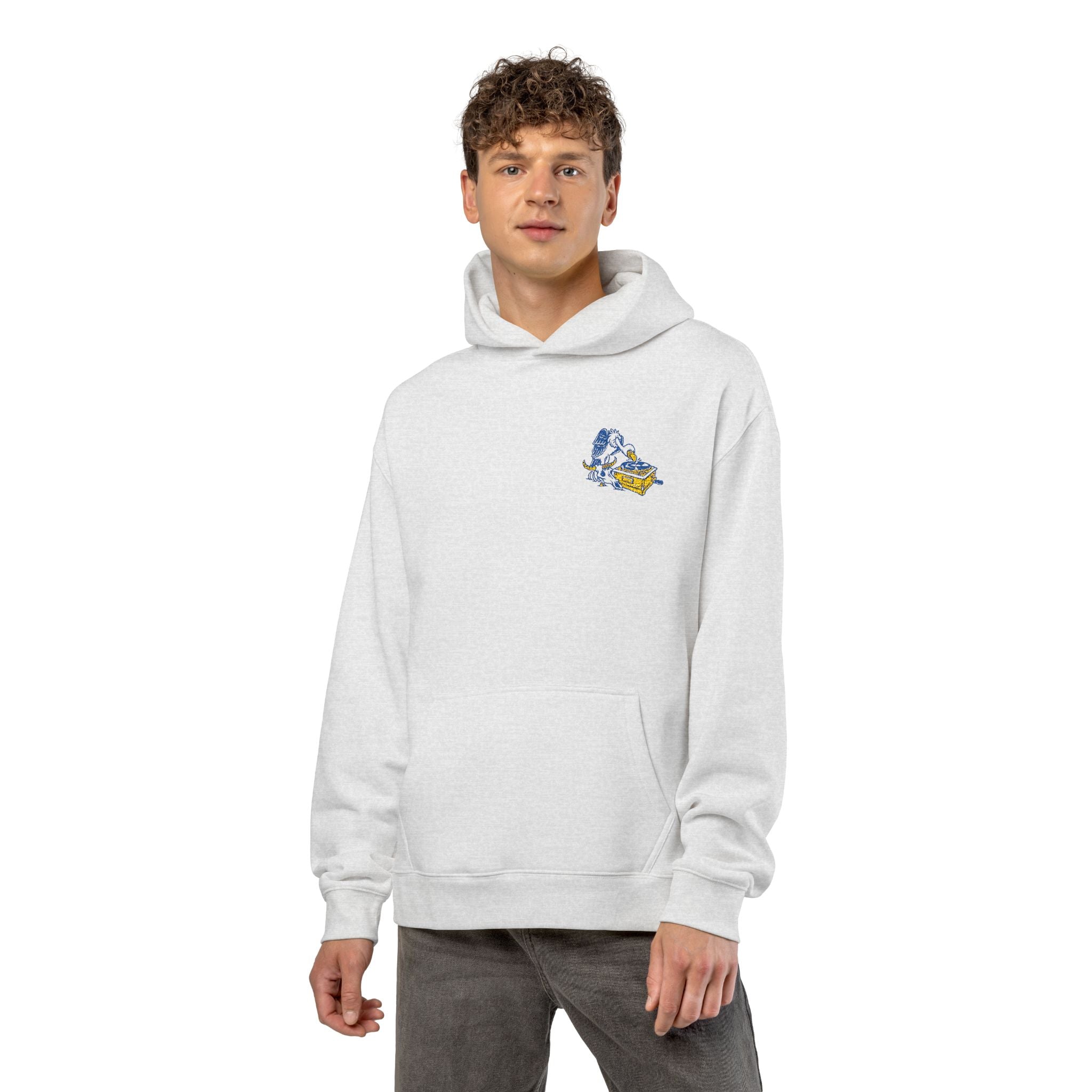 Another Wave Records – Vulture Embroidered Hood (Relaxed Fit)
