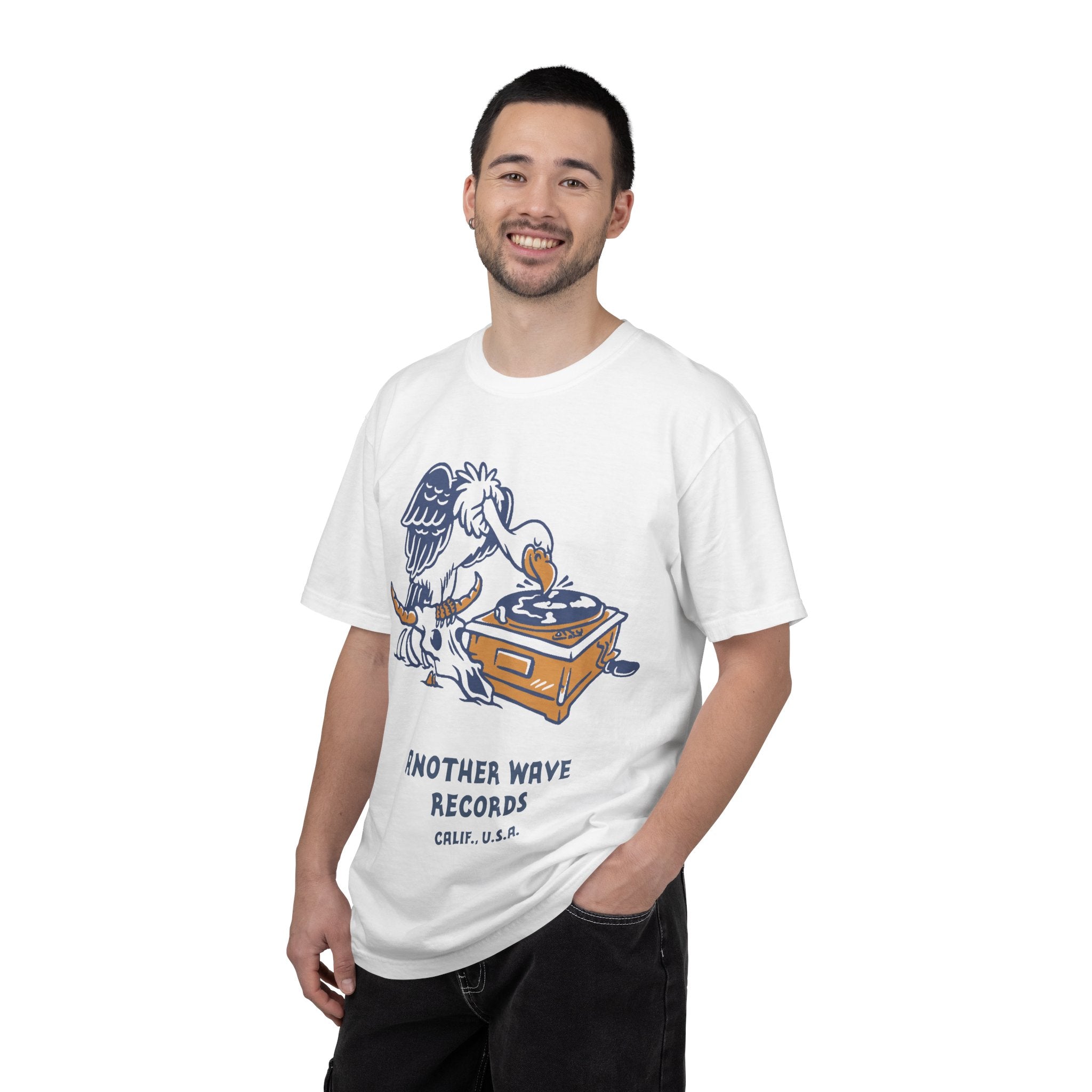 Another Wave Records – Vulture Crate Tee (Front Print)