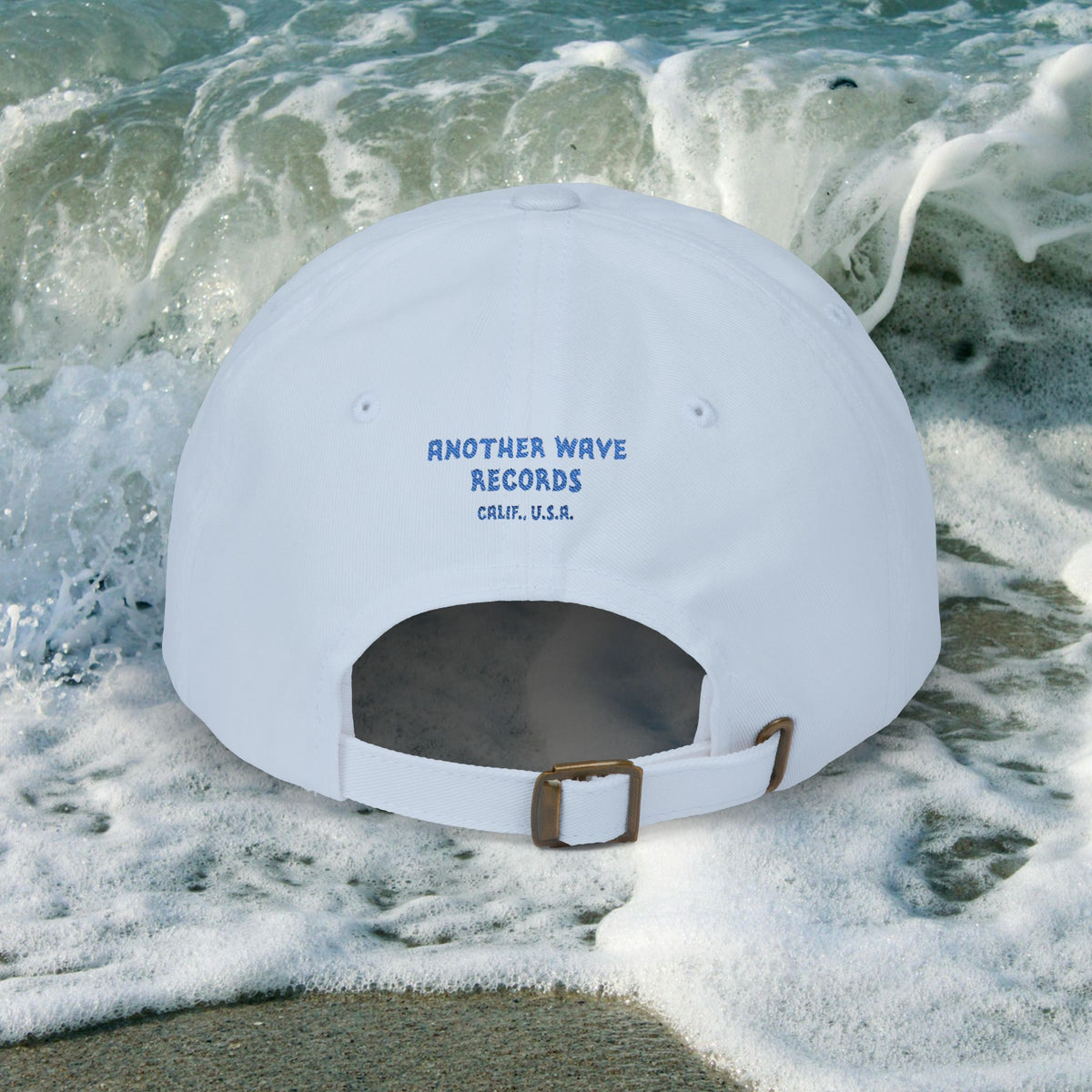 Surf Band Dad Hat - Blue Embroidery