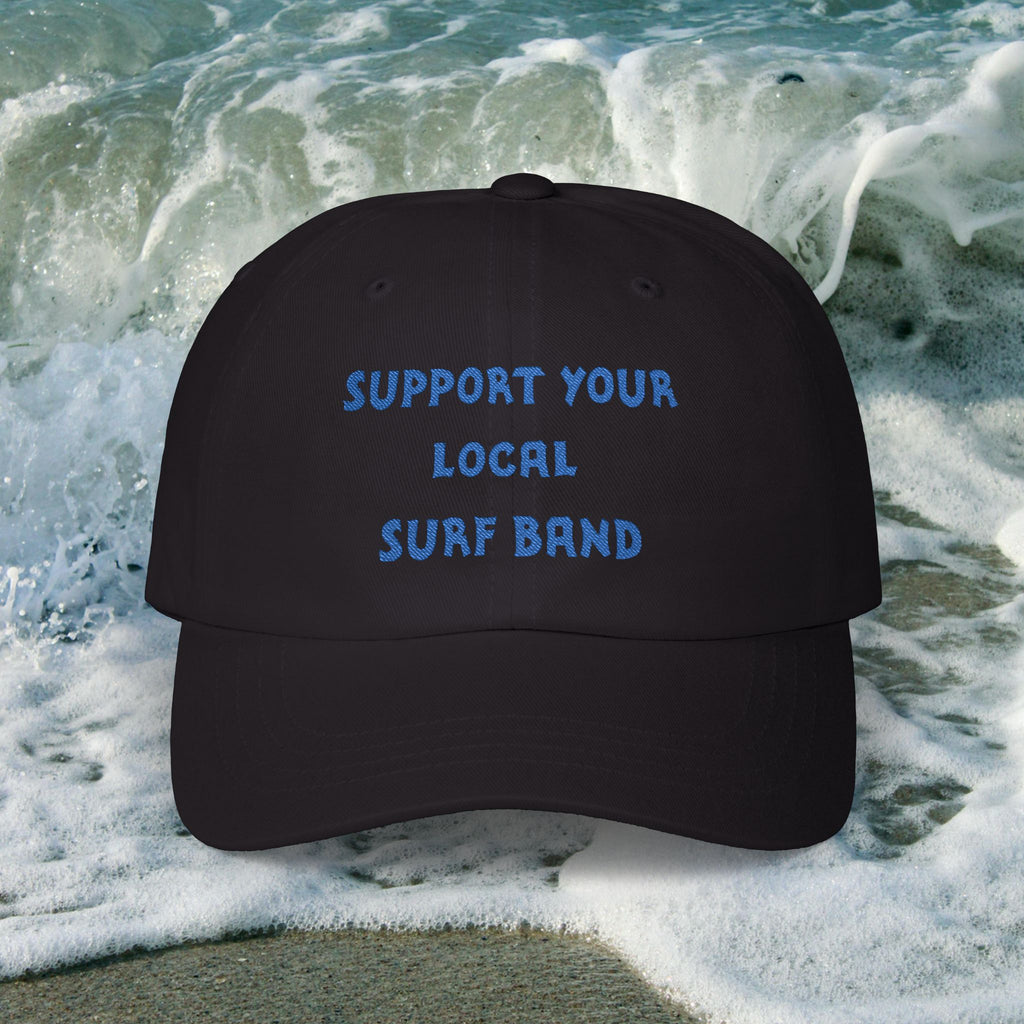 Surf Band Dad Hat - Blue Embroidery
