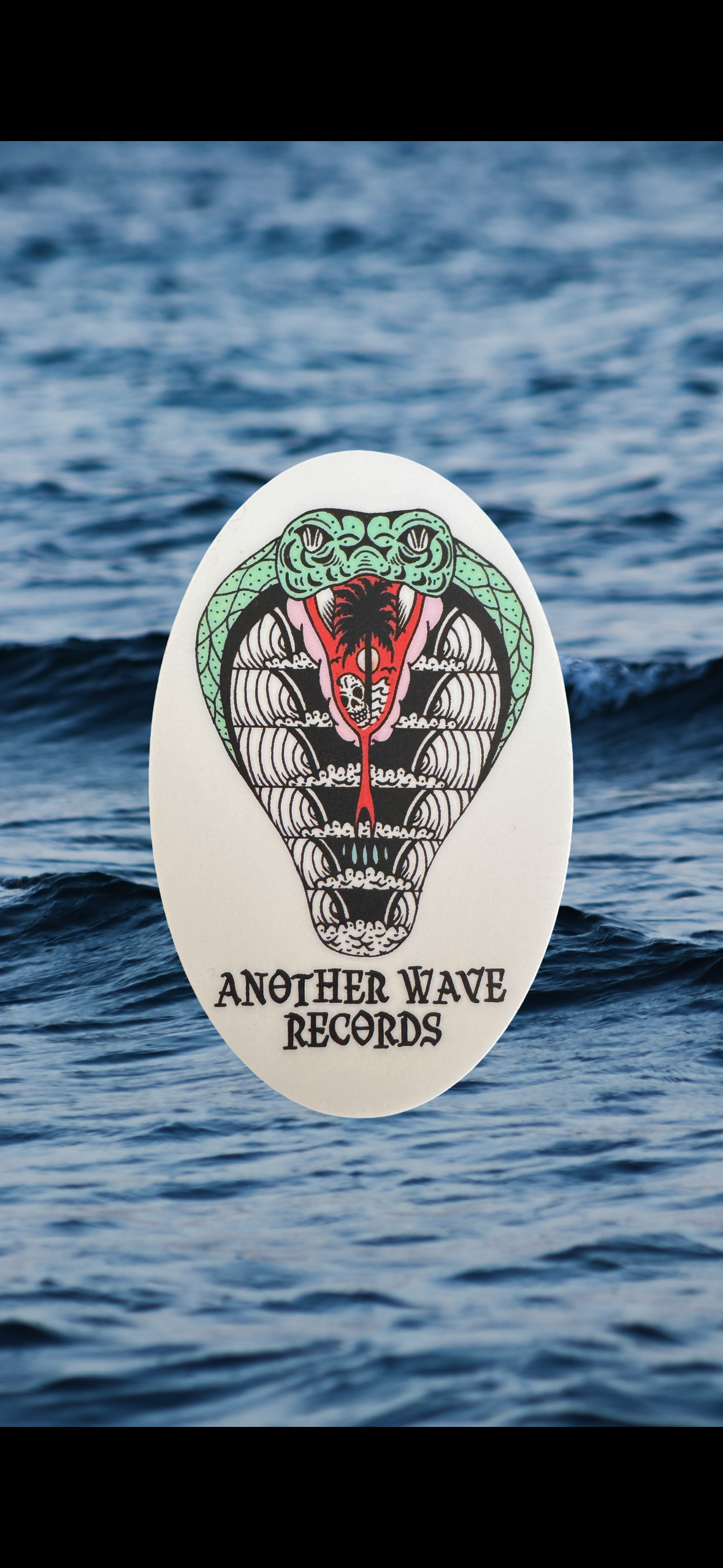 Cobra Oval Sticker