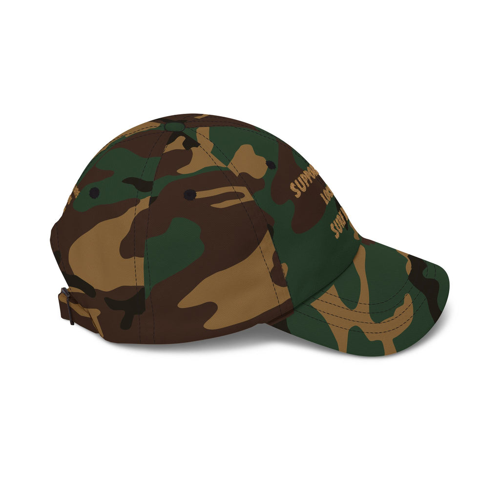Surf Band Dad Cap - Gold Embroidery