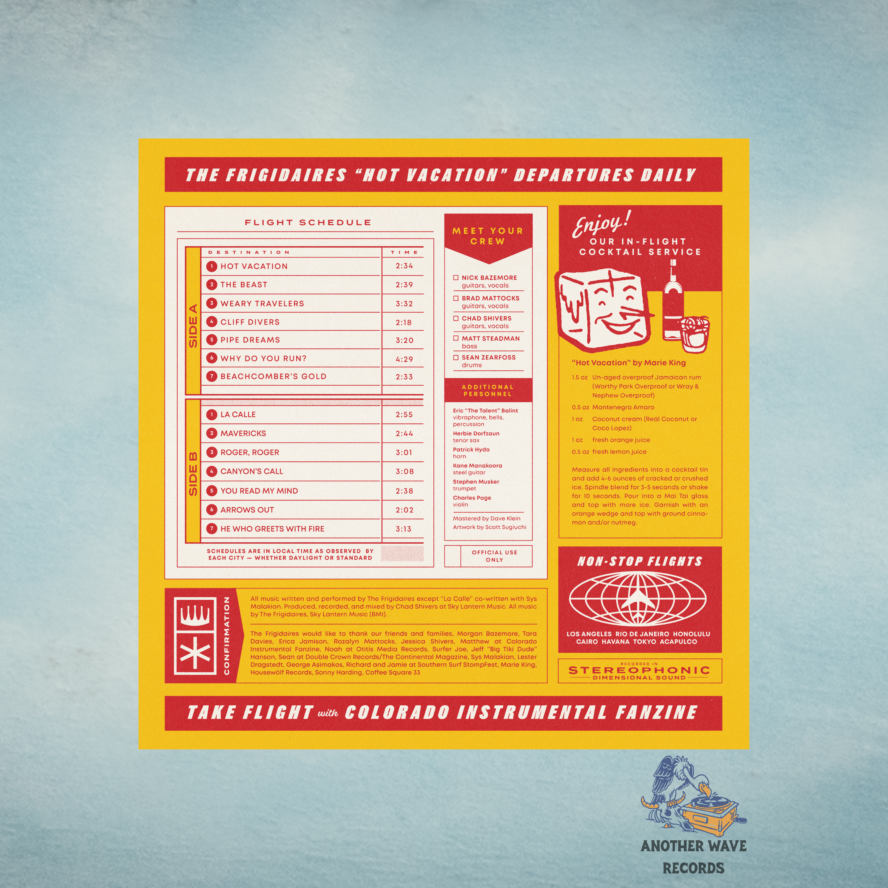 The Frigidaires - Hot Vacation (Red Vinyl Edition)