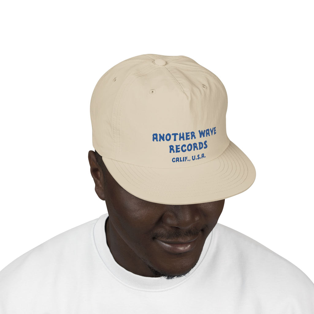 Another Wave Records Surf Cap – Blue Embroidery – Calif. U.S.A.