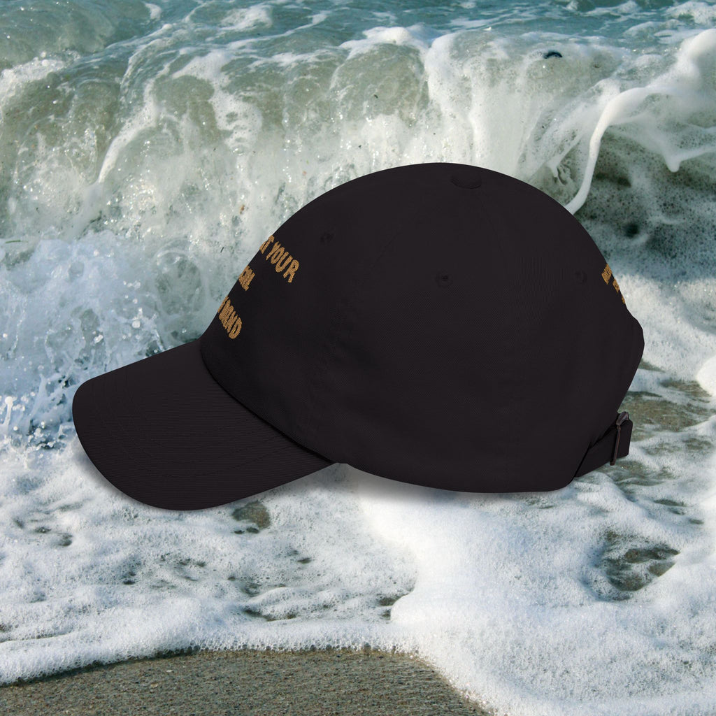 Surf Band Dad Cap - Gold Embroidery