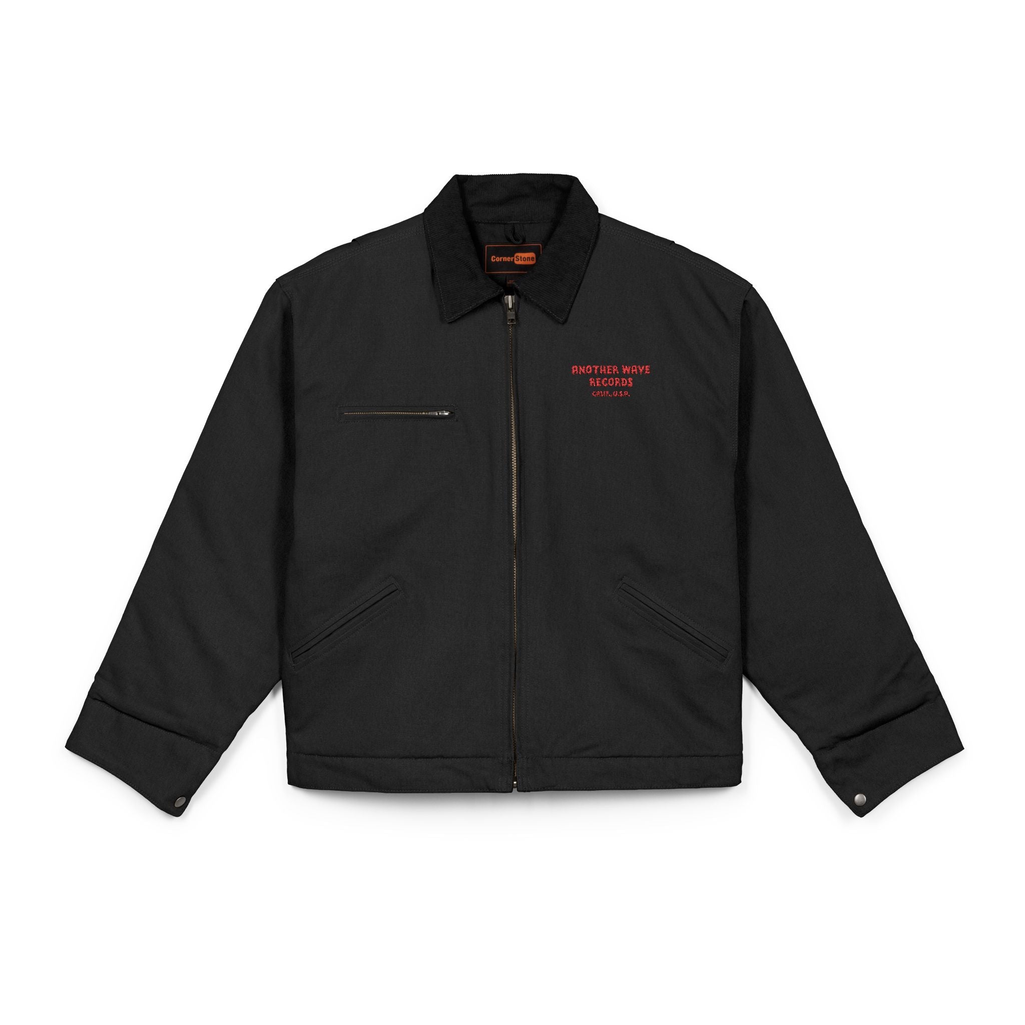 Another Wave Records Work Jacket - Red Embroidery