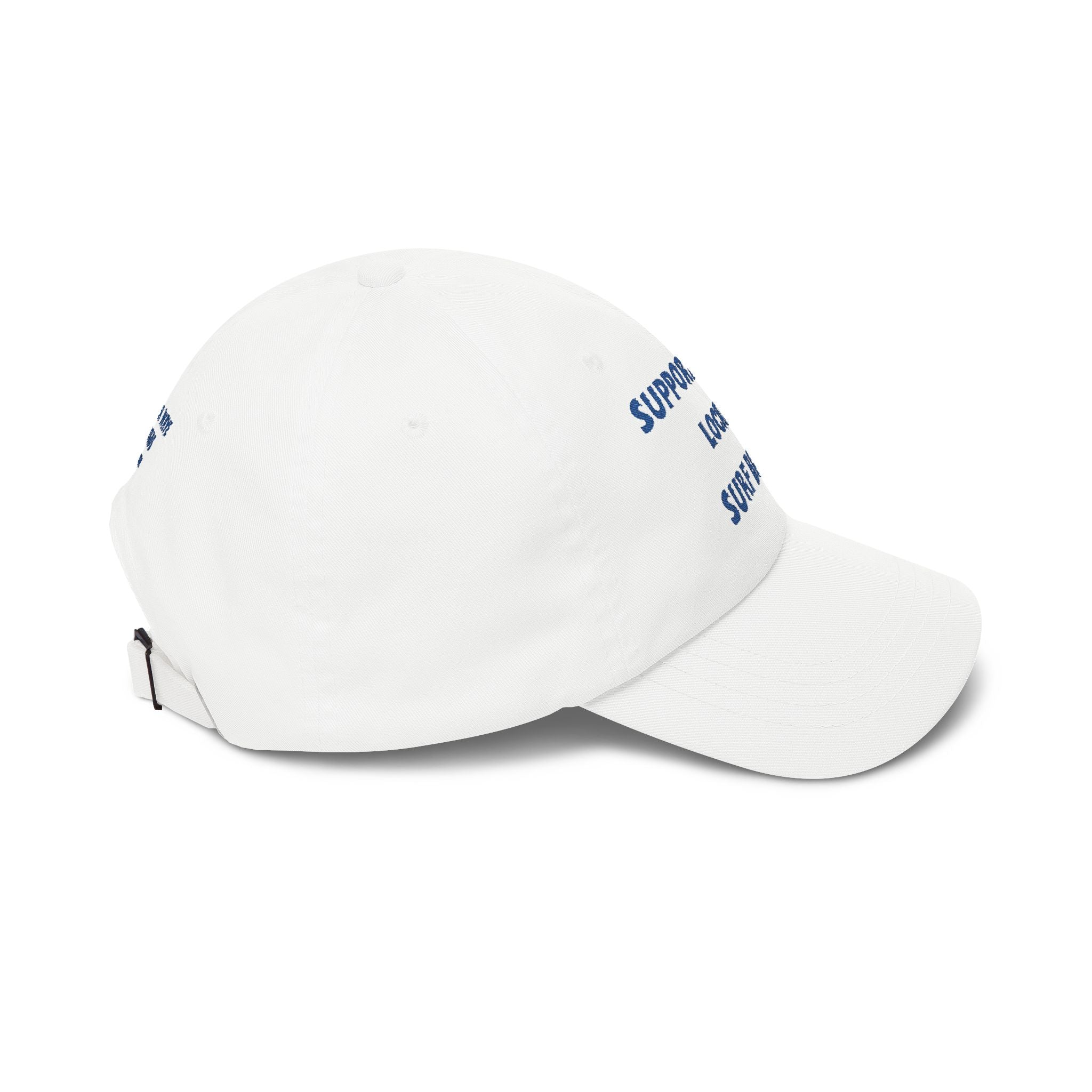 Surf Band Dad Hat - Blue Embroidery