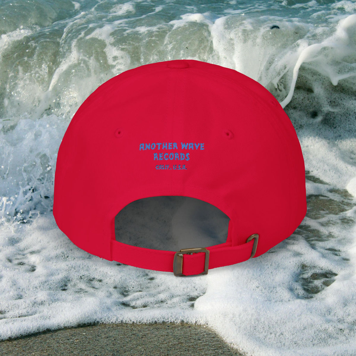 Surf Band Dad Hat - Blue Embroidery