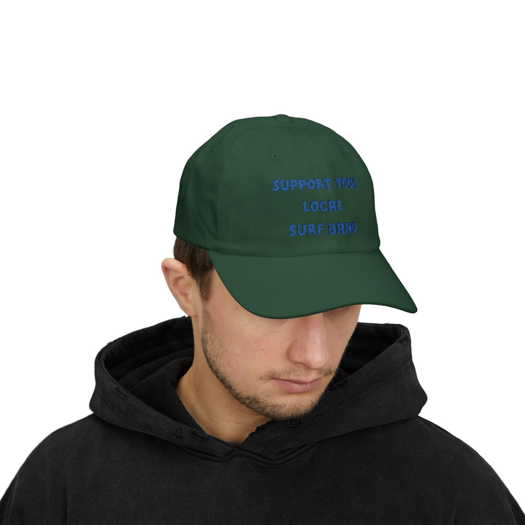 Surf Band Dad Hat - Blue Embroidery